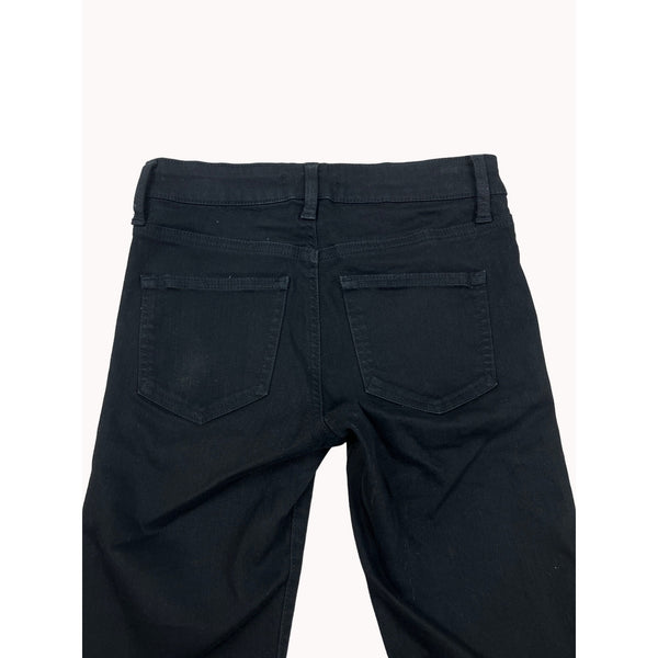 Uniqlo Skinny Tapered Fit Black Jeans Ultra Stretch Mid Rise Women's 23x33