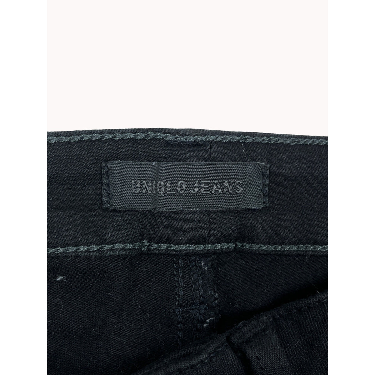 Uniqlo Skinny Tapered Fit Black Jeans Ultra Stretch Mid Rise Women's 23x33