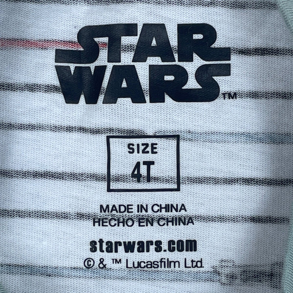 Boxlunch Toddler Boy's White Star Wars T-Shirt Sz 4T - NWT