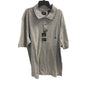 Haggar Mens Gray Polo Shirt Cotton Blend M Size Casual Style