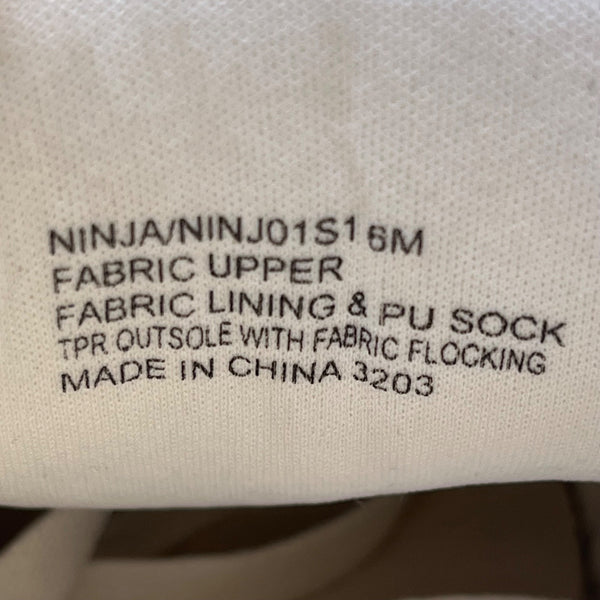 Steve Madden Women’s Gray White Suede Casual Platform Ninja Sneakers Size 6M