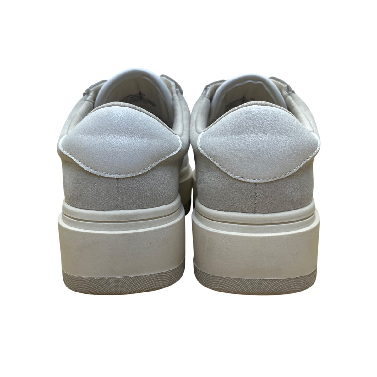 Steve Madden Women’s Gray White Suede Casual Platform Ninja Sneakers Size 6M