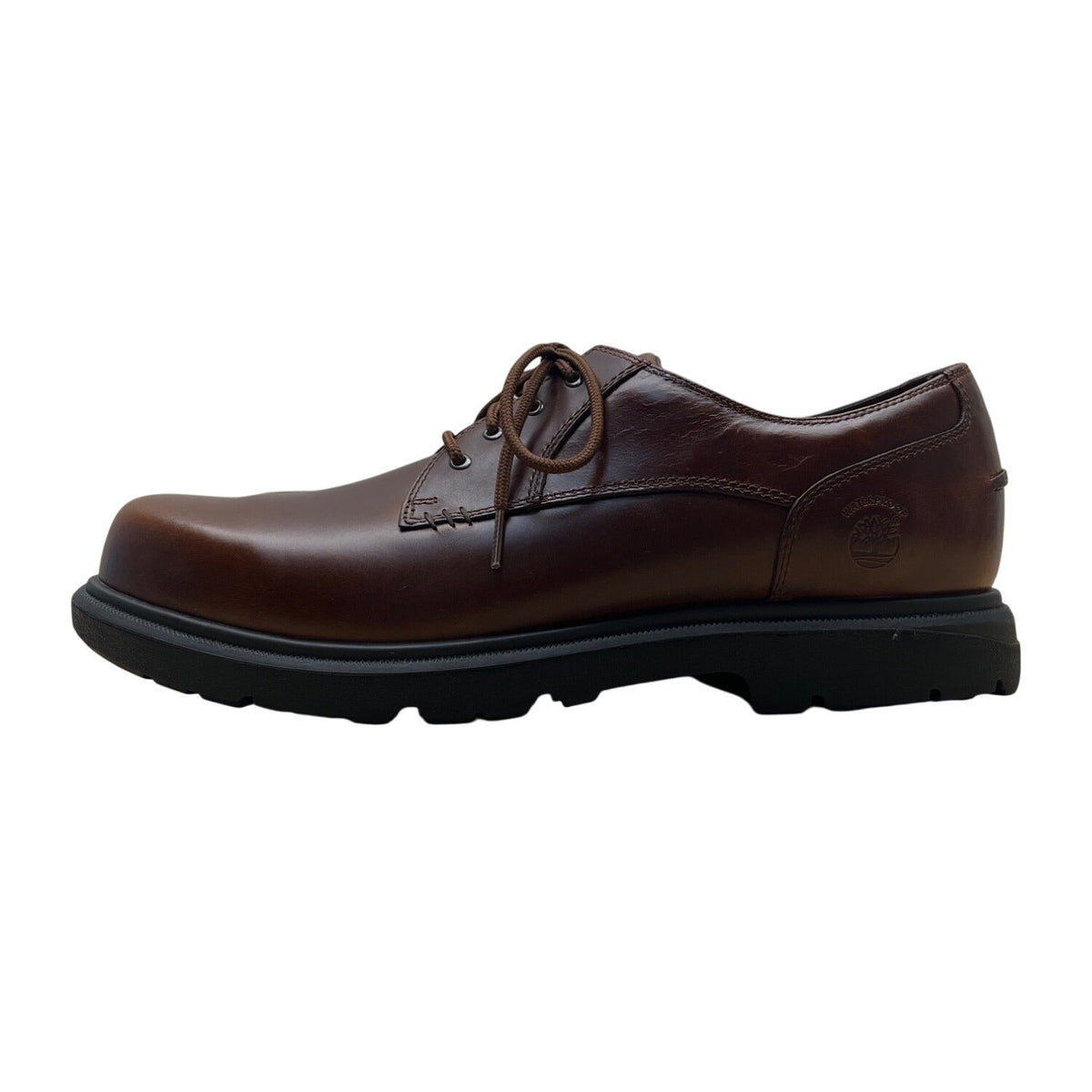 Timberland Mens Brown Leather Montgomery PTO Lace-Up Shoes Size 13M - New