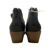 Earth Origins Women’s Olive Green Suede Leather Amanda Ankle Boots Size 6.5