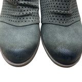 Earth Origins Women’s Olive Green Suede Leather Amanda Ankle Boots Size 6.5