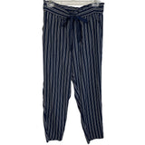 Zara Women's Blue & White Pinstripe Pants pants Sz S