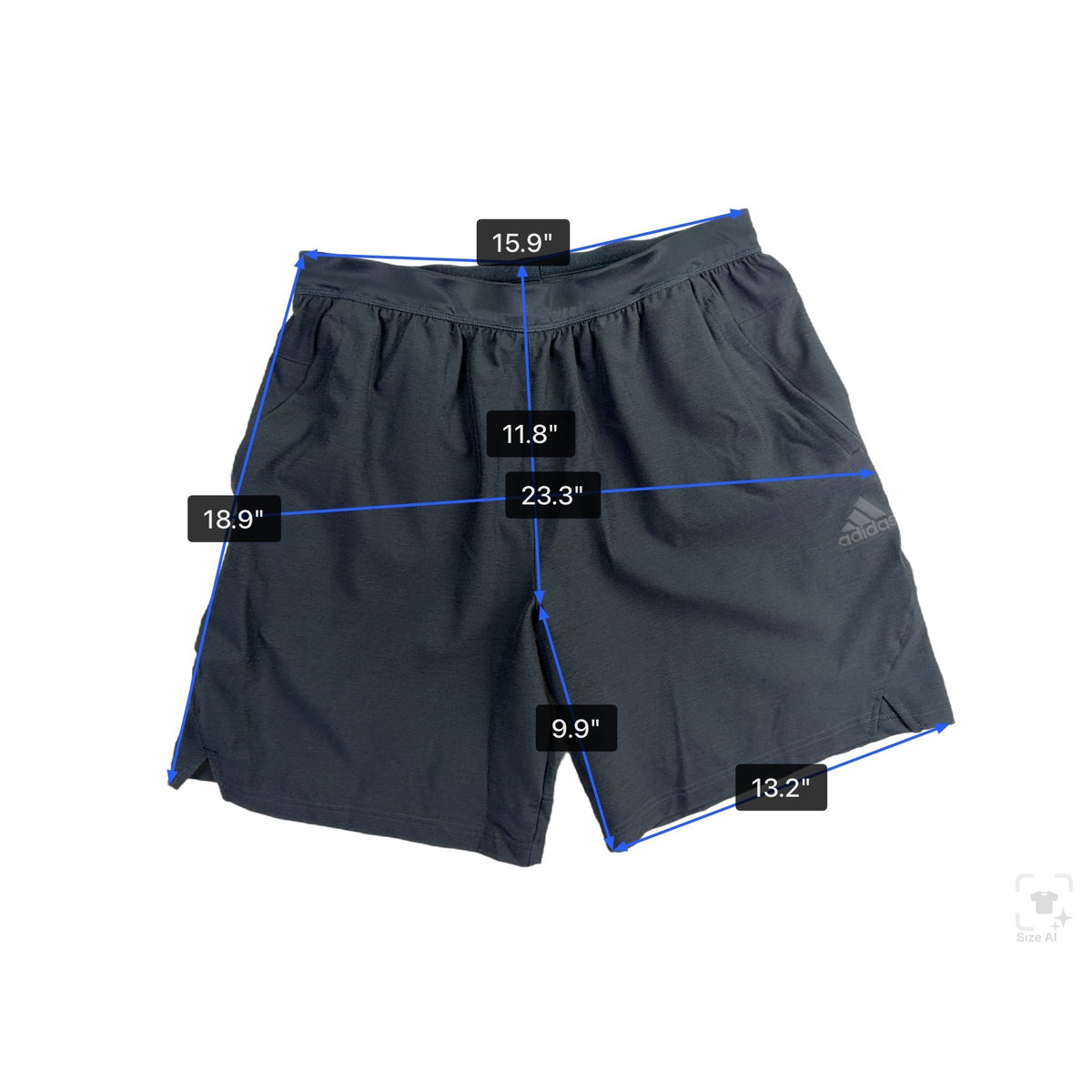 Adidas Mens Black Performance Athletic Shorts AEROREADY Size L - New