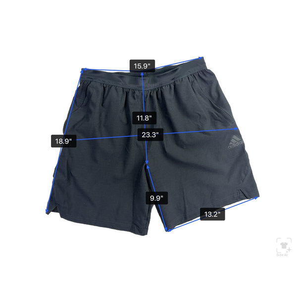 Adidas Mens Black Performance Athletic Shorts AEROREADY Size L - New