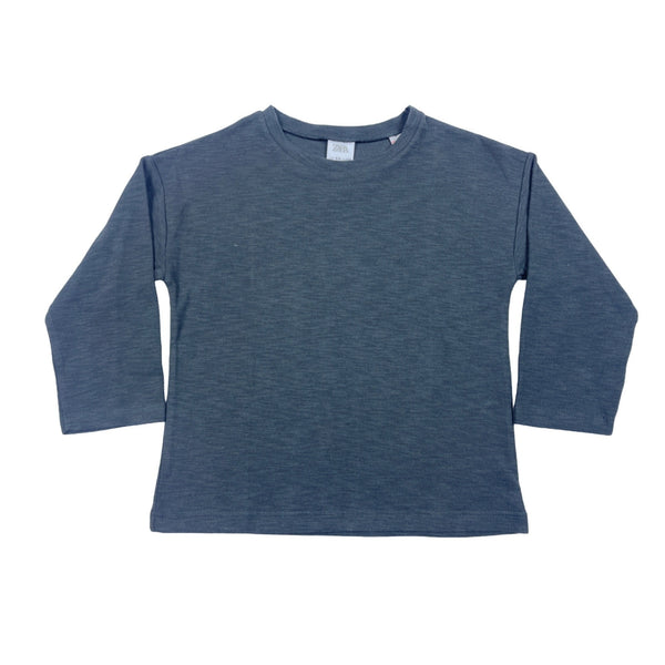Zara Toddler Girl's Dark Gray Long Sleeve Classic Sz 4-5 (yrs) - NWT