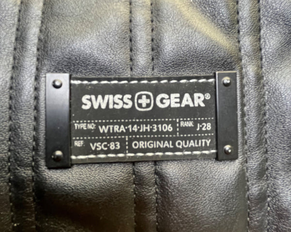 SwissGear Unisex Black & Gray Canvas Travel Laptop/Tablet Bag Backpack Size L
