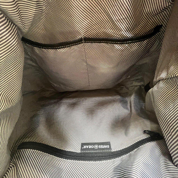 SwissGear Unisex Black & Gray Canvas Travel Laptop/Tablet Bag Backpack Size L