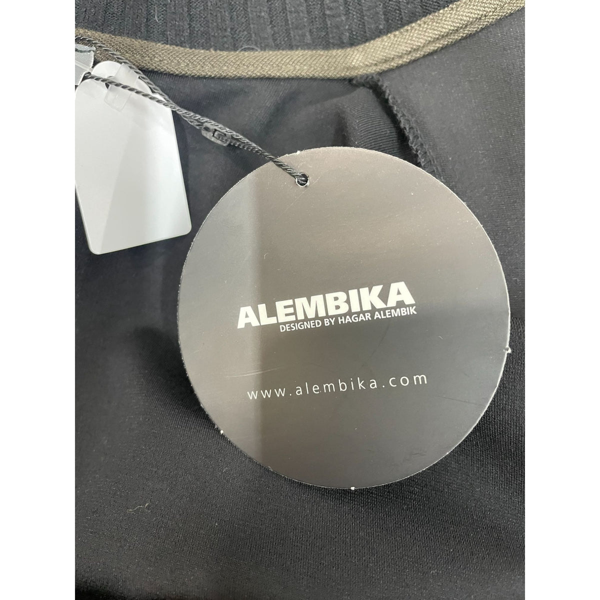 Alembika Women's Button Down Boho Black and Dark Green Jacket Size XS -NWT