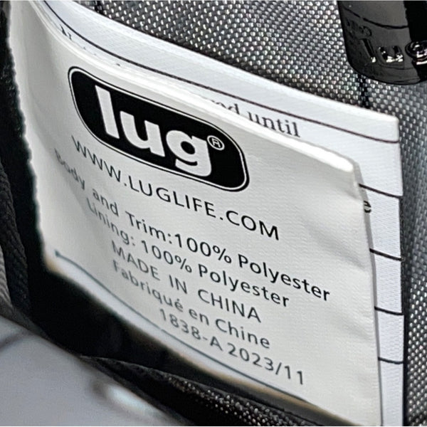 Lug Quilted Black Stitching Adjustable Strap Multi Pocket Coupe XL Crossbody Bag