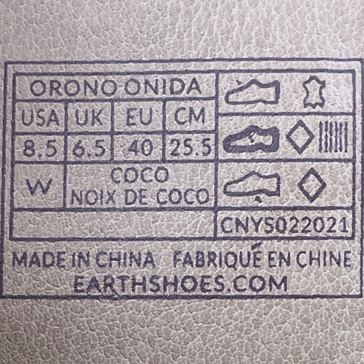 Earth Origins Womens Coco Brown Leather Braided Strap Orono Onida Sandals Sz 8.5