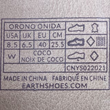 Earth Origins Womens Coco Brown Leather Braided Strap Orono Onida Sandals Sz 8.5