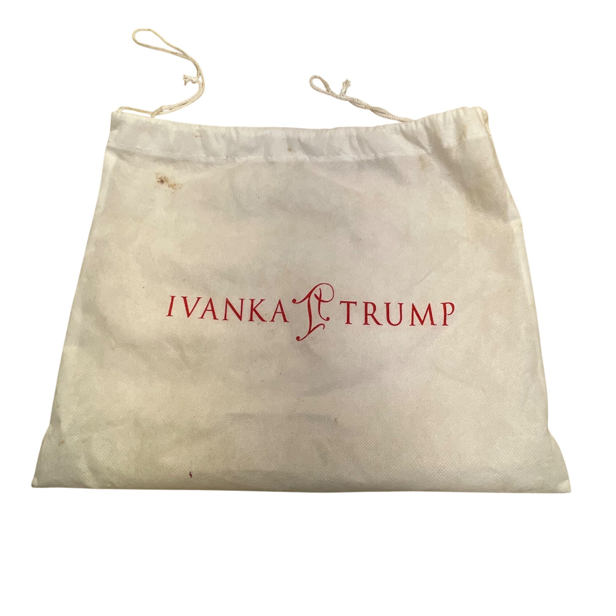 Ivanka Trump Women’s Burgundy Faux Leather Ostrich Textured Chain Crossbody Bag