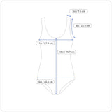 Floral Ruffled One-Piece Swimsuit By Cupshe For Women M Polyester & Spandex Blend Orange & Green Floral Print