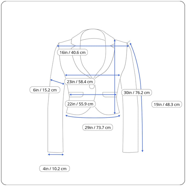 Weavz Floral Embroidered Women’s Black Blazer With 3/4 Sleeves Size L