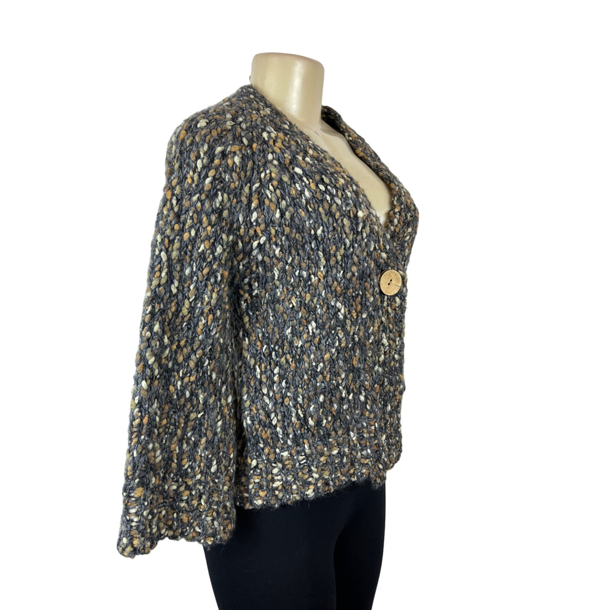 Leo & Nicole Women's Multicolor Knit Cardigan Size M