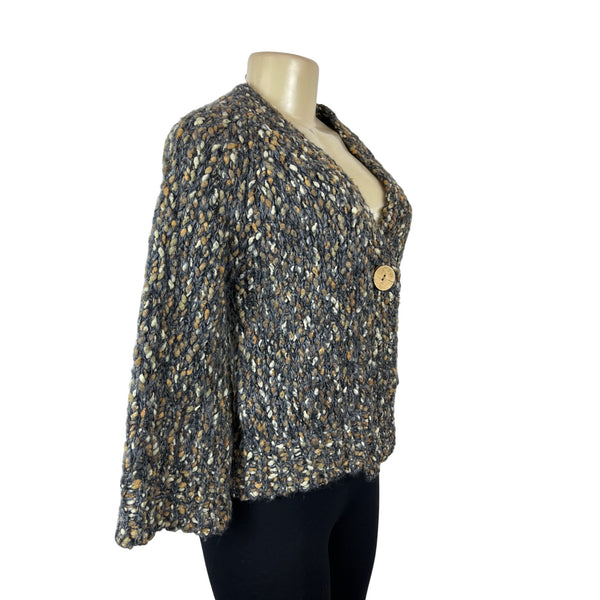 Leo & Nicole Women's Multicolor Knit Cardigan Size M