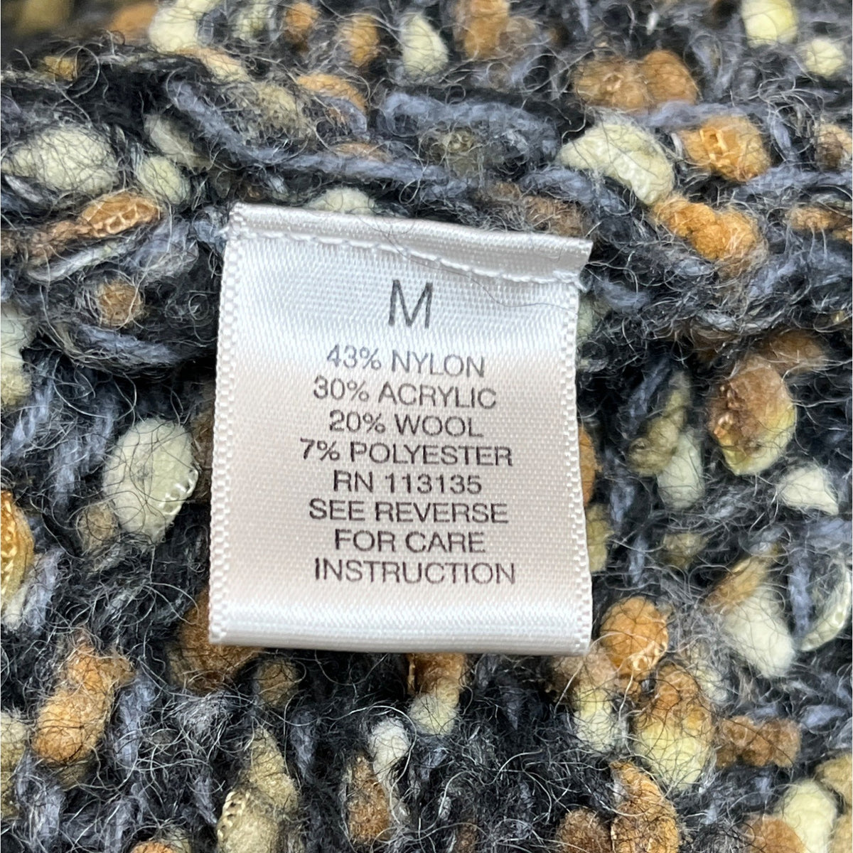 Leo & Nicole Women's Multicolor Knit Cardigan Size M