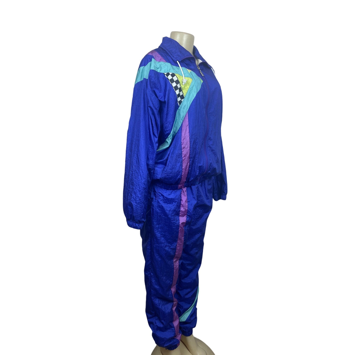Sergio Tacchini Women's Royal Blue Tracksuit Sz 12