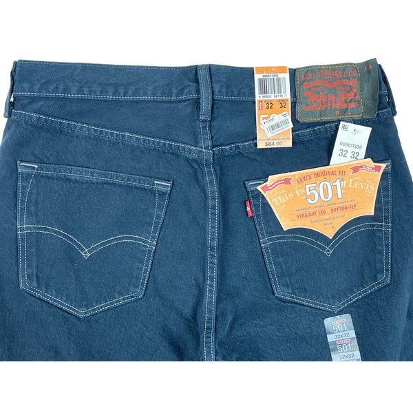 Levi’s Men’s 501 Dark Blue Original Fit Straight Leg Sz 32x32- NWT