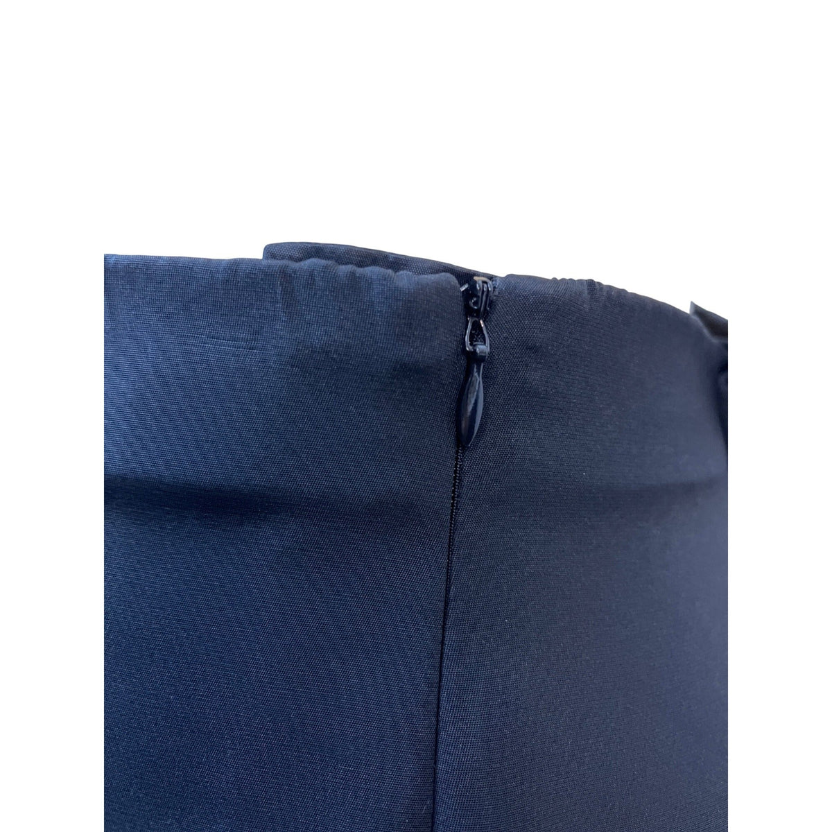 Lafayette 148 New York Womens Black Cropped Pants With Side Zipper Size 10