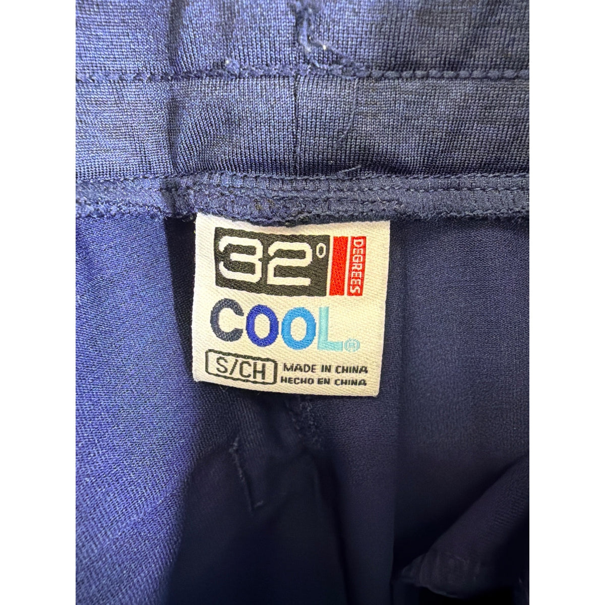 32 Degrees Mens Blue Athletic Jogger Pants Lightweight Stretch Fabric S