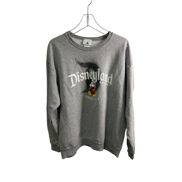 Disney Parks Unisex Gray Cotton/Polyester Disneyland Mickey Mouse Sweatshirt L Disney Parks Unisex Gray Cotton/Polyester Disneyland Mickey Mouse Sweatshirt L