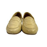 Gucci Women's White Ivory Nappa Agnello Mocassino Pelle Shoes Sz 6B