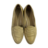 Gucci Women's White Ivory Nappa Agnello Mocassino Pelle Shoes Sz 6B
