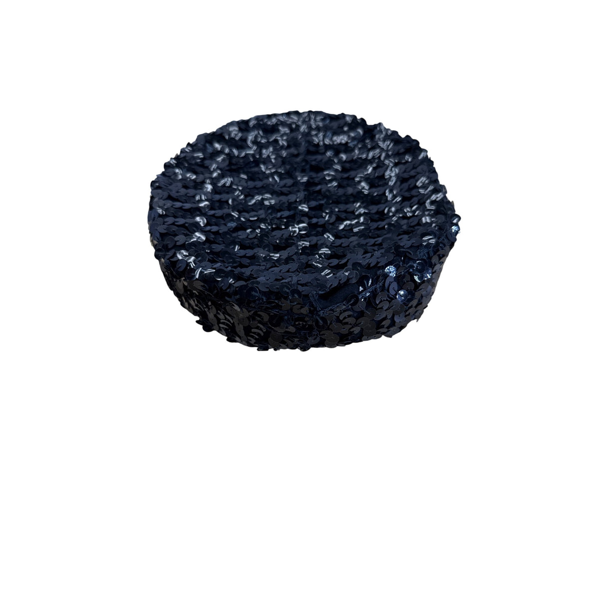 Vintage Belvedere New York Black Sequin Cocktail Hat