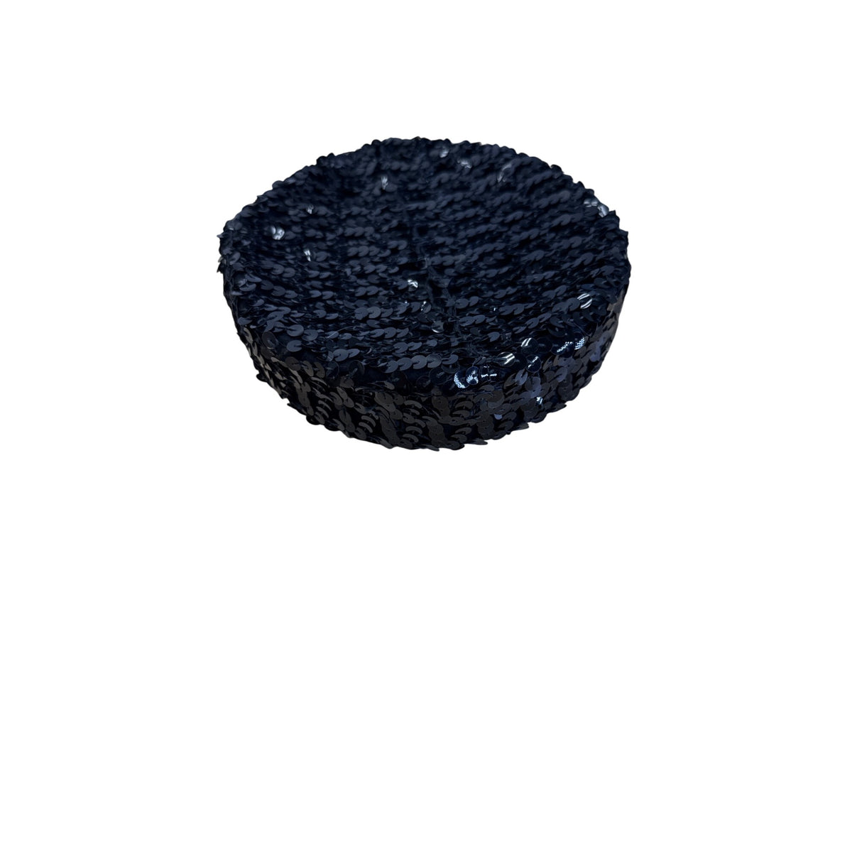 Vintage Belvedere New York Black Sequin Cocktail Hat