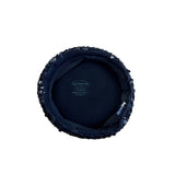 Vintage Belvedere New York Black Sequin Cocktail Hat