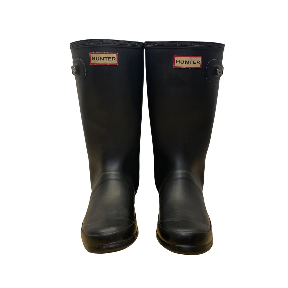 Hunter Kids Black Rubber Waterproof Rain Boots Size 3M/4F