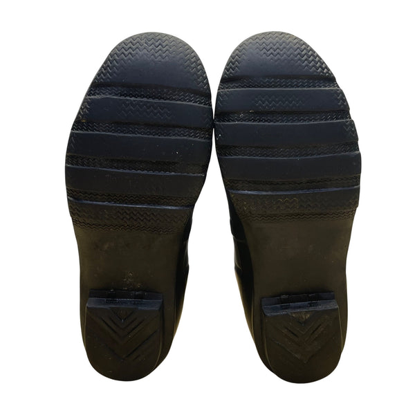 Hunter Kids Black Rubber Waterproof Rain Boots Size 3M/4F