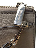 Kate Spade Beige & White Pebbled Leather Front Pocket Leila Crossbody Bag Sz S