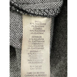 Tommy Hilfiger Gray & Black Shift Dress With Button Pockets & Back Zip Sz 14