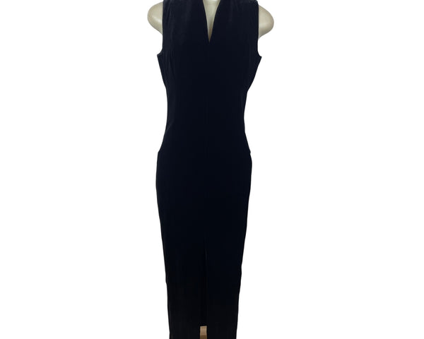 Jones New York Evening Sleeveless Black Maxi Dress Size 4