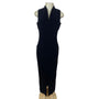 Jones New York Evening Sleeveless Black Maxi Dress Size 4