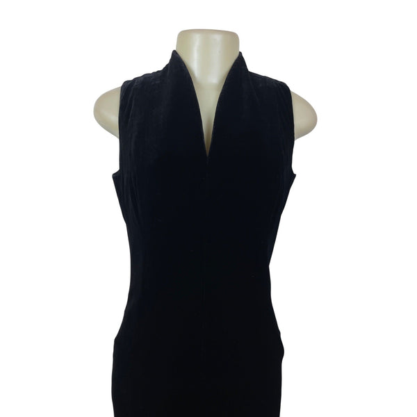 Jones New York Evening Sleeveless Black Maxi Dress Size 4