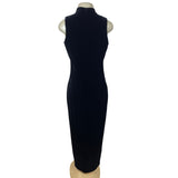 Jones New York Evening Sleeveless Black Maxi Dress Size 4