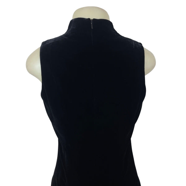 Jones New York Evening Sleeveless Black Maxi Dress Size 4