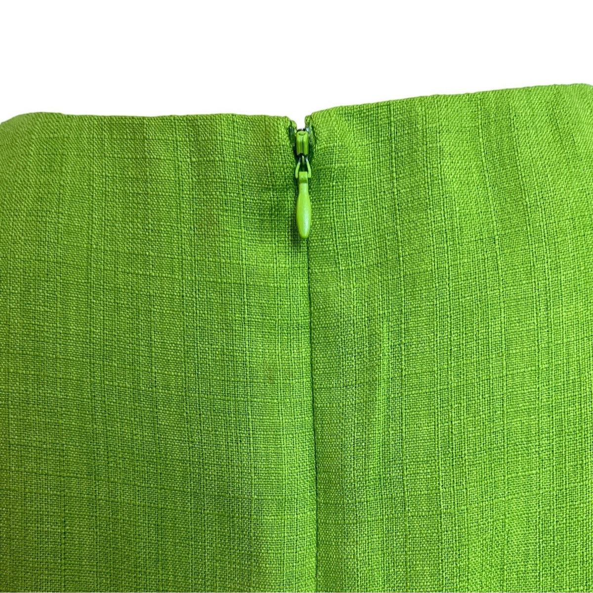 Ellen Tracy Womens Sleeveless Lime Fit & Flare Dress With Pleated Skirt Size 4
