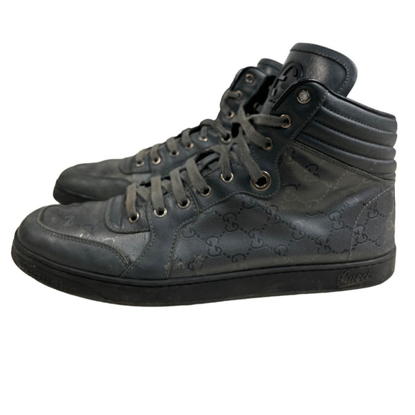 Gucci Men's Gray High-Top Sneakers Sz 11G