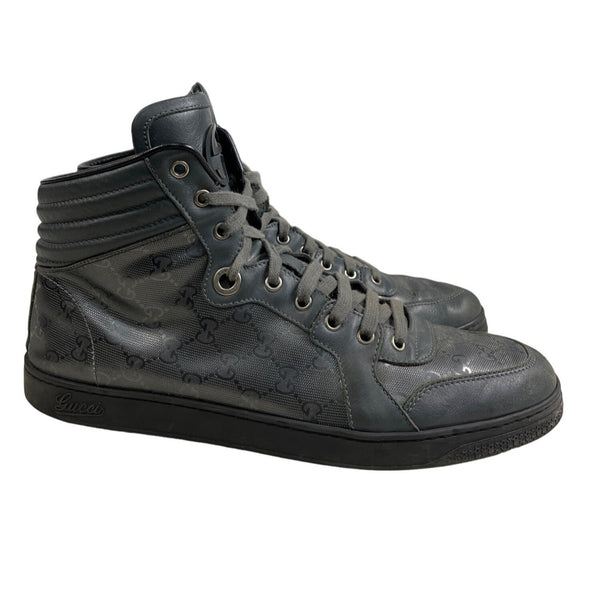 Gucci Men's Gray High-Top Sneakers Sz 11G