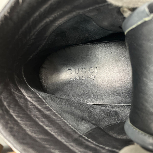 Gucci Men's Gray High-Top Sneakers Sz 11G
