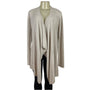 Barefoot Dreams Women's Beige Open Front Lightweight Cardigan Sweater Sz S/M