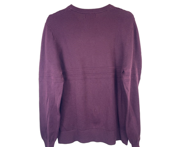 Goodfellow & Co Mens Burgundy Recycled Knit Pullover Sweater Size M